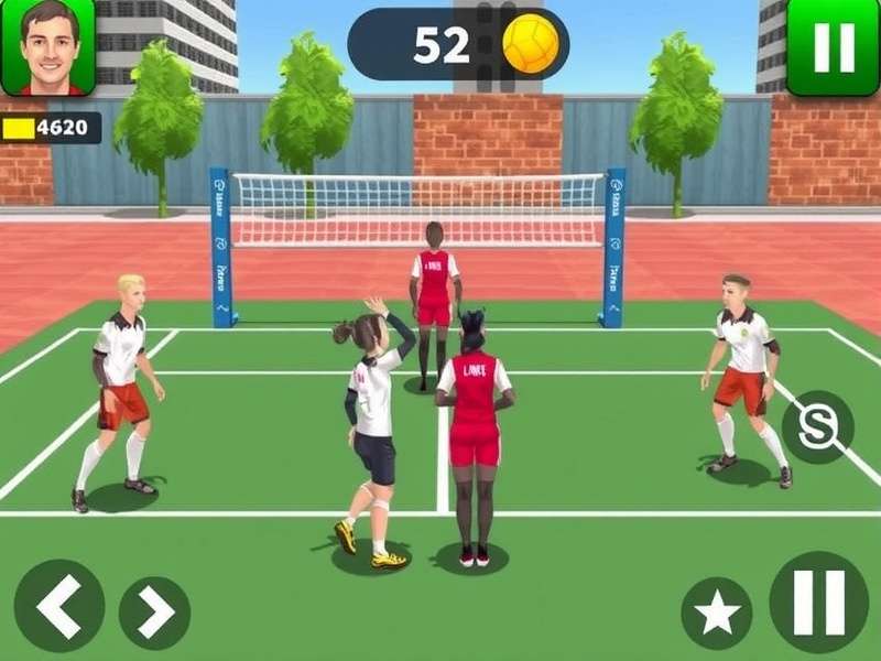 Super Volley Champs Gameplay Screenshot